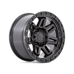 FUEL 1PC D810 SYNDICATE BLACKOUT 4x4|17X9 6/139.7, Offset -12, Centre bore 106.1, Load Rating 1133 kg