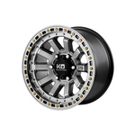 KING OFFROAD SNATCH LIGHT GUNMETAL/MACHINED FACE 4x4|18X9 6/139.7, Offset +20, Centre bore 108.2, Load Rating 1600 kg