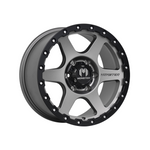 MONSTER SNIPER GREY CENTER BLACK LIP MILLED BOLTS 4x4|17X8.5 6/139.7, Offset +20, Centre bore 106.1, Load Rating 1500 kg