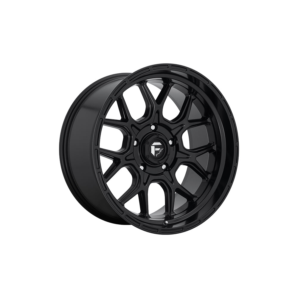 FUEL 1PC D670 TECH MATTE BLACK 4x4|17X9 6/139.7, Offset +1, Centre bore 106.1, Load Rating 1134 kg