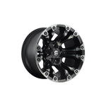 FUEL 1PC D569 VAPOR MATTE BLACK DOUBLE DARK TINT 4x4|20X10 8/170, Offset -18, Centre bore 125.1, Load Rating 1678 kg