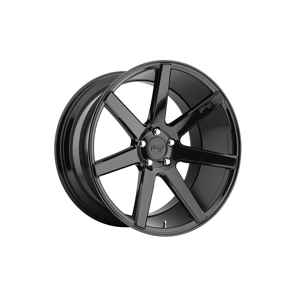 NICHE 1PC M168 VERONA GLOSS BLACK Passenger|18X8 5/114.3, Offset +40, Centre bore 72.56, Load Rating 726 kg