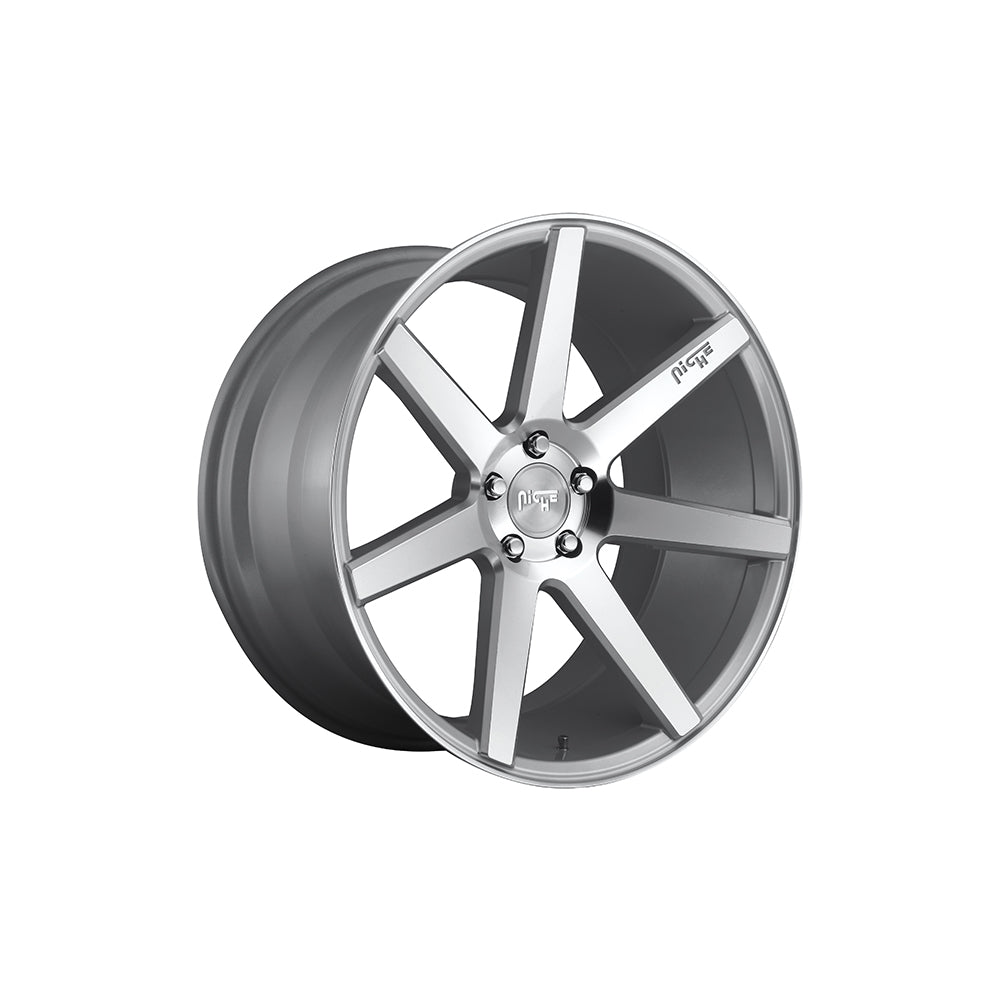 NICHE 1PC M179 VERONA GLOSS SILVER MACHINED 4x4|19X8.5 5/112, Offset +42, Centre bore 66.56, Load Rating 727 kg