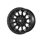 KING OFFROAD WARRIOR SATIN BLACK|18X9 12/135-139.7, Offset +25, Centre bore 106.1, Load Rating 1136 kg